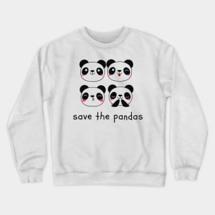 Save the Pandas Crewneck Sweatshirt